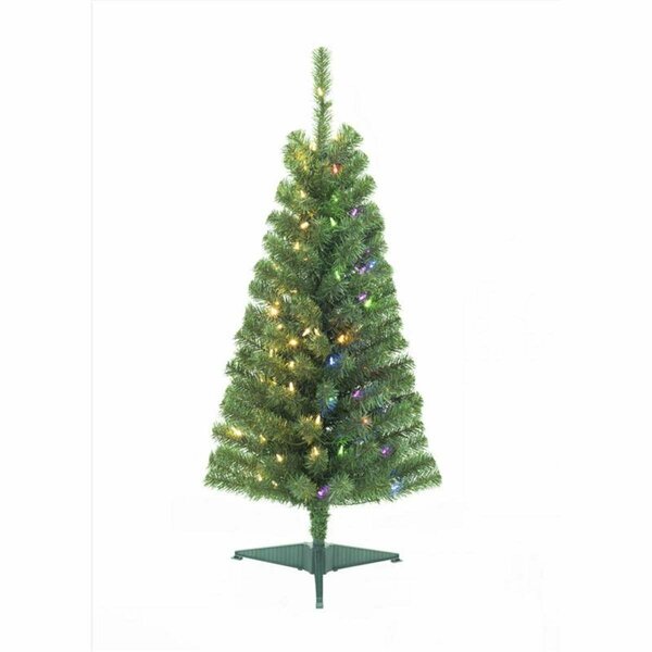 Goldengifts 4 ft. Full LED 70 Lights Color Changing Christmas Tree GO2741536